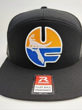 Florida Gators Richardson 168 7 Panel Trucker Cap Hat Mesh Snapback Patch